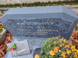 détail de l'inscription sur la stèle - O.Dufour