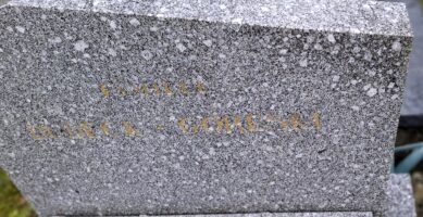 détail de l'inscription sur la stèle - nharant