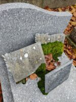 détail de la gravure sur la stèle - O.Dufour