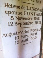 plaque d'identification dans la chapelle familiale - O.Dufour