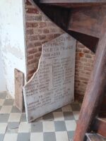 Plaque de l'église
