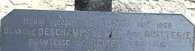 ancienne plaque située sous la plaque de Rennepont - O.Dufour