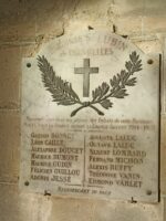 Plaque de l'église