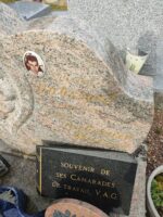 détail de l'inscription sur la stèle - O.Dufour
