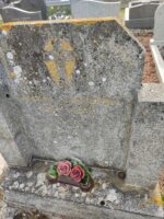 détail de l'inscription sur la stèle - O.Dufour