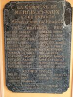 Plaque mairie - 1ère Guerre Mondiale