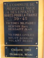 Plaque Mairie - 2è Guerre Mondiale