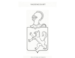 Le blason de Vadencourt d'après le livre de Jean Pétiniot : 