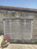 Plaque du cimetière