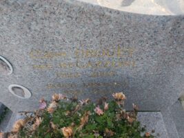 Détail de l'inscription sur la stèle - O.Dufour