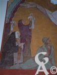 L'église - Fresque d'Emile Flamant