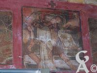 L'église - Fresque d'Emile Flamant