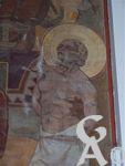 L'église - Fresque d'Emile Flamant