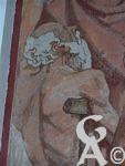 L'église - Fresque d'Emile Flamant