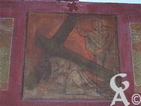 L'église - Fresque d'Emile Flamant
