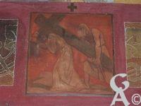 L'église - Fresque d'Emile Flamant