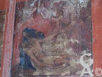 L'église - Fresque d'Emile Flamant